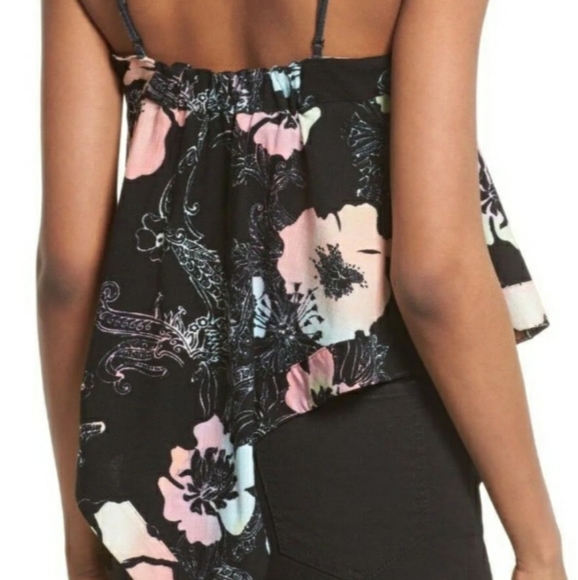 🌱 Free People Get Your Love Tank Floral Multicolor Size Small - Picture 4 of 8